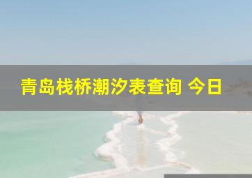 青岛栈桥潮汐表查询 今日